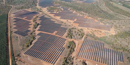 Santiz solar park in Spain